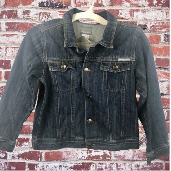 3/$25 FRED BARE AUSTRALIA UNISEX DENIM JACKET SZ 7 - Picture 2 of 13